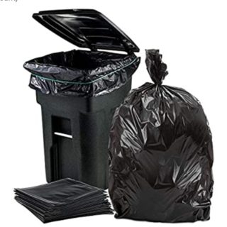 Garbage Bags, Bin Liners, Refuse Bags, Trash Bags (50pcs)