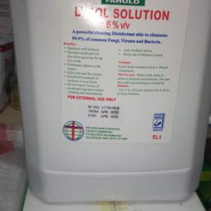 Lysol Solution - Disinfectant (5lt)