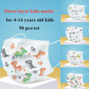 3 Ply Cartoon Kids Masks (50pcs)