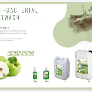 Antibacterial Hand Wash Green Apple - 5ltr