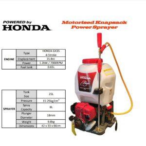 Motorized Knapsack Honda H3525 Power Sprayer (25ltrs)