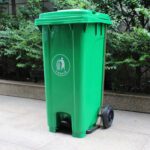 Garbage Bin With Wheels + Foot Pedal  - 240 ltrs