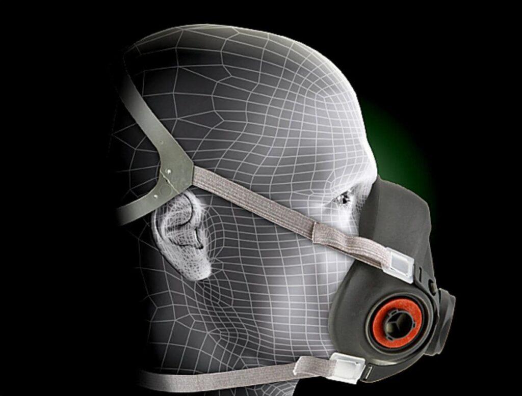 3M Half Facemask Reusable Respirator 6200