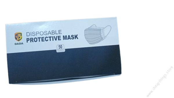 Disposable Protective Mask Black 50pcs
