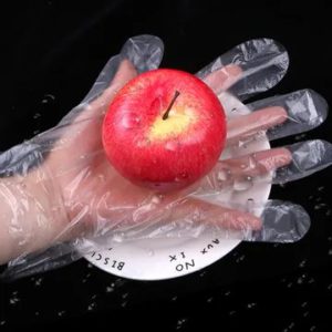 Disposable Food Plastic Gloves - 100pcs