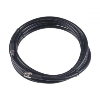 RF Cable; N Female to RP-SMA Male-CFD400-Black-5m