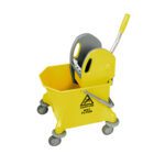 Single Mop Trolley - Yellow