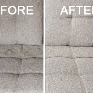Sofa cleaning before after