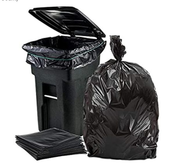 Bio Hazard Waste Disposal Bags 30x50inch Black 50pcs - Extra Large