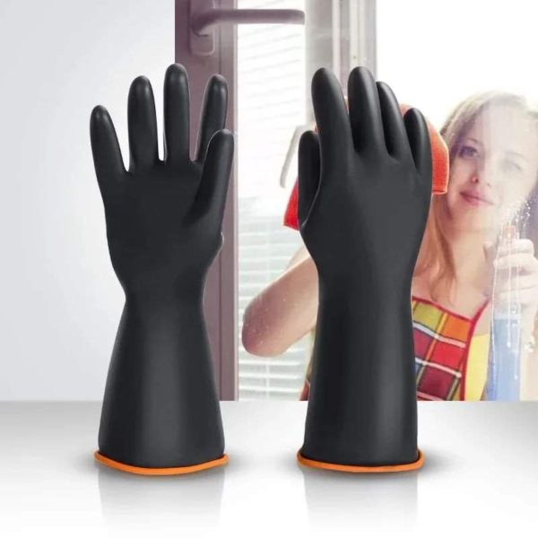 Rubber Gloves (Black)
