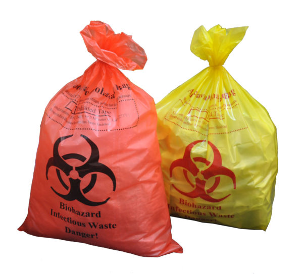 Bio Hazard Waste Disposal Bags 30x50inch Black 50pcs - Extra Large