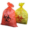 Bio Hazard Waste Disposal Bags 36x50inch Yellow 50pcs - Extra Extra Large