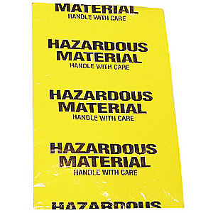 Bio Hazard Waste Disposal Bags 30x36inch Yellow 50pcs - Large