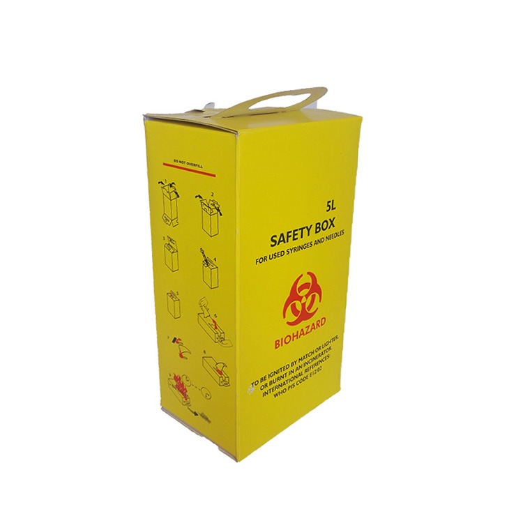 Safety Box for Used Syringes & Needles - 5ltr