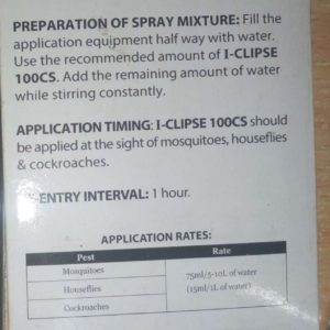 I-Clipse 100CS 15ml for Mosquitoes, Houseflies and Cockroaches