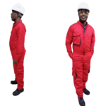 Overall Cargo Pocket - Red