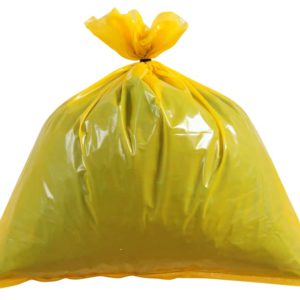 Bio Hazard Waste Disposal Bags 20x30inch Yellow 50pcs - Small