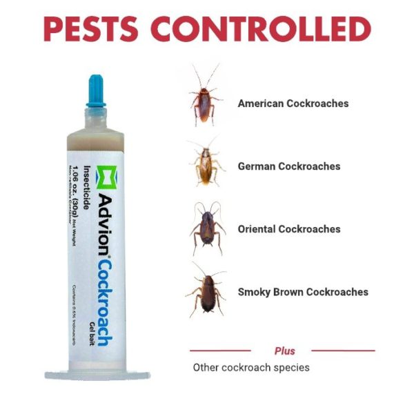 Advion Cockroach Gel Bait Insecticide - 30 gm tube