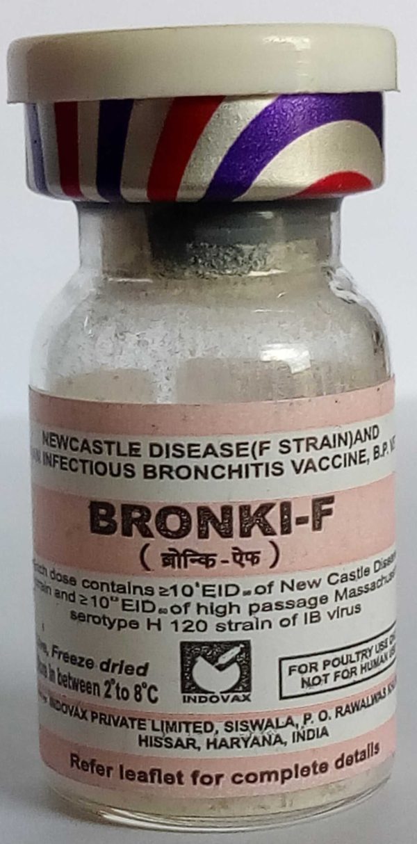 20 X Bronk F Vaccine (500doses)