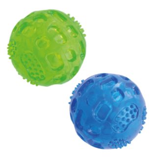 Squeky Ball Green/Blue 1pc