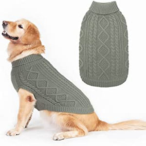 Turtle neck Stitched Dog Sweaters 1pc