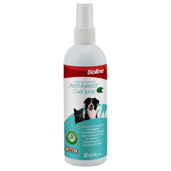 Bioline Anti-parasite Dog & Cat Coat Spray 1pc