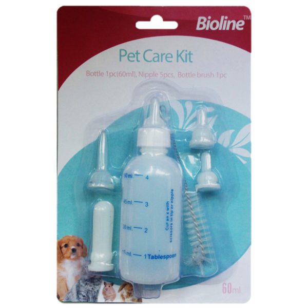 Bioline Pet Care Kit Nursing Bottle 1pc