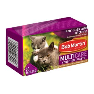 Bob Martin Multicare Cat & Kitten Condition Tablets 50tablets