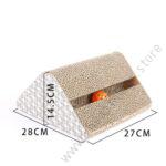 Cat Scratcher Pad – Triangle Desighn With Balls 1pc