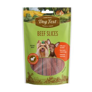 Dog Fest Beef Slices for Small Breeds 1pc