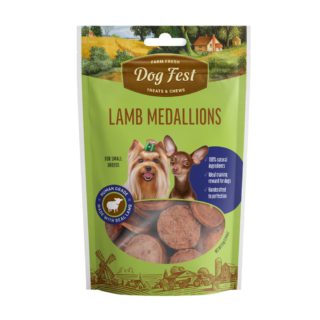 Dog Fest Lamb Medallions for Small Breeds 1pc