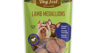 Dog Fest Lamb Medallions for Small Breeds 1pc