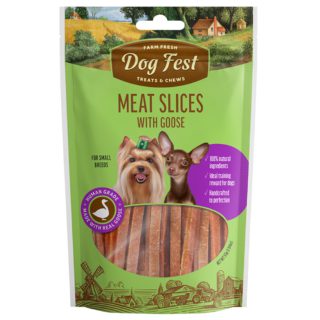 Dog Fest Meat Slices With Goose For Small Breeds 1pc