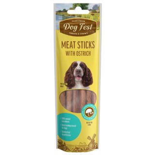 Dog Fest Meat Sticks With Ostrich For Adult Dogs 1pc