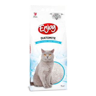 Enjoy Diatomite Non Clumping Cat Litter– Odourless(UNSCENTED) 7L