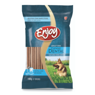 Enjoy Dog Treats – Dental Chew Sticks with Chicken 180g (7 sticks)