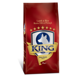 King Plus Adult Dog Food – Lamb and Rice 15kg