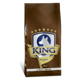 King Plus Adult Dog Food – Beef 15kg