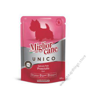 Migliorcane Unico Adult Mini Delicate Ham Pate 100g