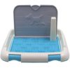 Pet Toilet Training Pad Tray with Simulation Wall for Indoor Use Large