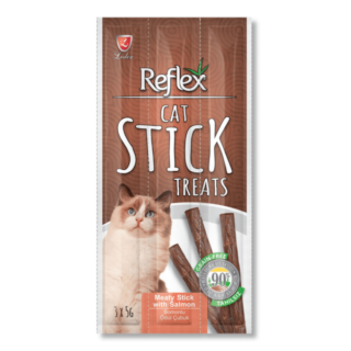 REFLEX Cat Treats – Sticks Treats, Grain Free Salmon (3 SticksX 5G) 1.5g