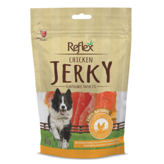Reflex Dog Treats – Chicken Jerky 80g