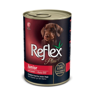 Reflex Plus Junior Dog Food Canned ? Lamb Chunks in Loaf Pate 0.4g