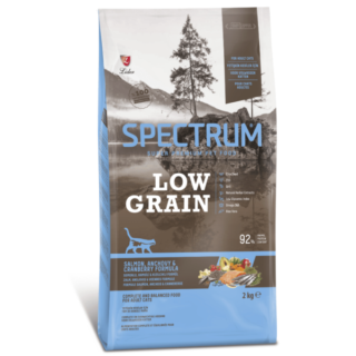 Spectrum Low Grain Salmon, Anchovy & Blueberry For Adult Cats 2kg