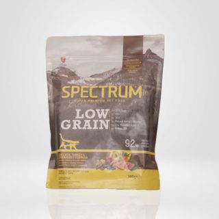 Spectrum Low Grain Adult Cat Food Chicken Turkey & Cranberry 500GR