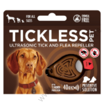 Tickless Pet, Chemical Free Ultrasonic Flea And Tick Repellent – Brown