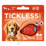 Tickless Pet, Chemical Free Ultrasonic Flea And Tick Repellent – Orange