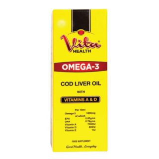 Vita Health Omega 3 Cod Liver Oil with Vitamins A&D200ml