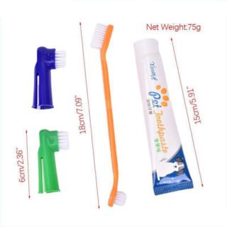 Yingte Pet Tooth Brush and Toothpaste 70g