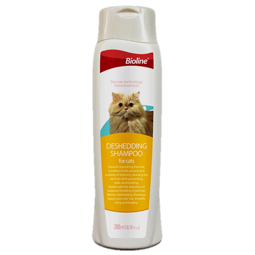 Bioline Deshedding Cat Shampoo